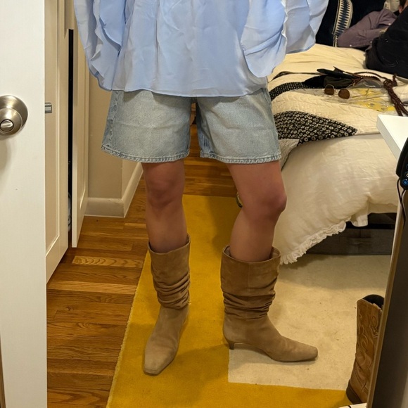 Long denim shorts - Picture 5 of 5